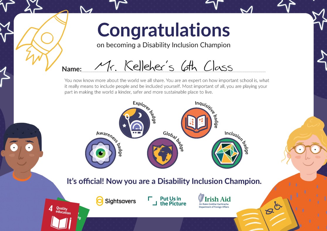 Disability Inclusion Champions Certificate